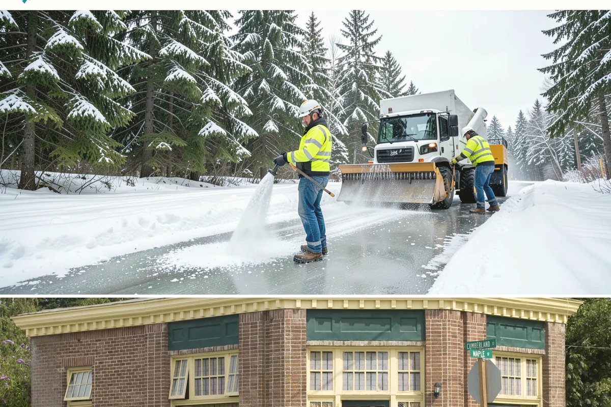 Office Building Parking Lot Snow Removal in Hamilton, Skagit County, WA - Office lots across Western Washington need the most attention from December through February, when clear overnight skies drive...