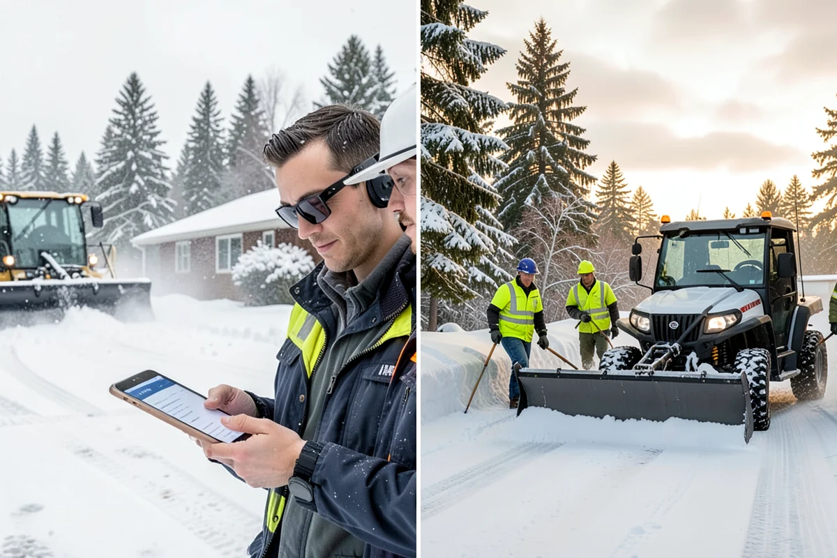 Office Building Parking Lot Snow Removal in Kenmore, King County, WA - Establish start-of-business timing and priority entrances with building management