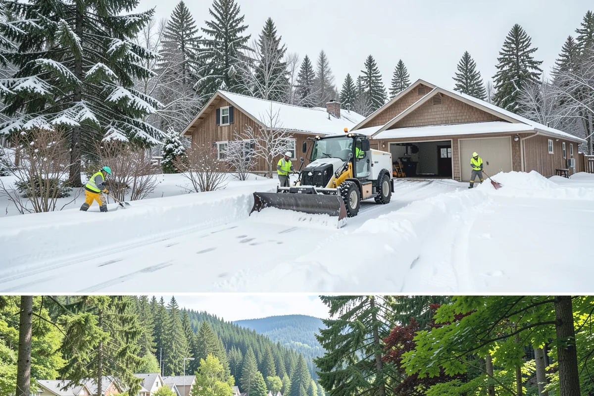 Office Building Parking Lot Snow Removal in Lake Forest Park, King County, WA - Office lots across Western Washington need the most attention from December through February, when clear overnight skies drive...