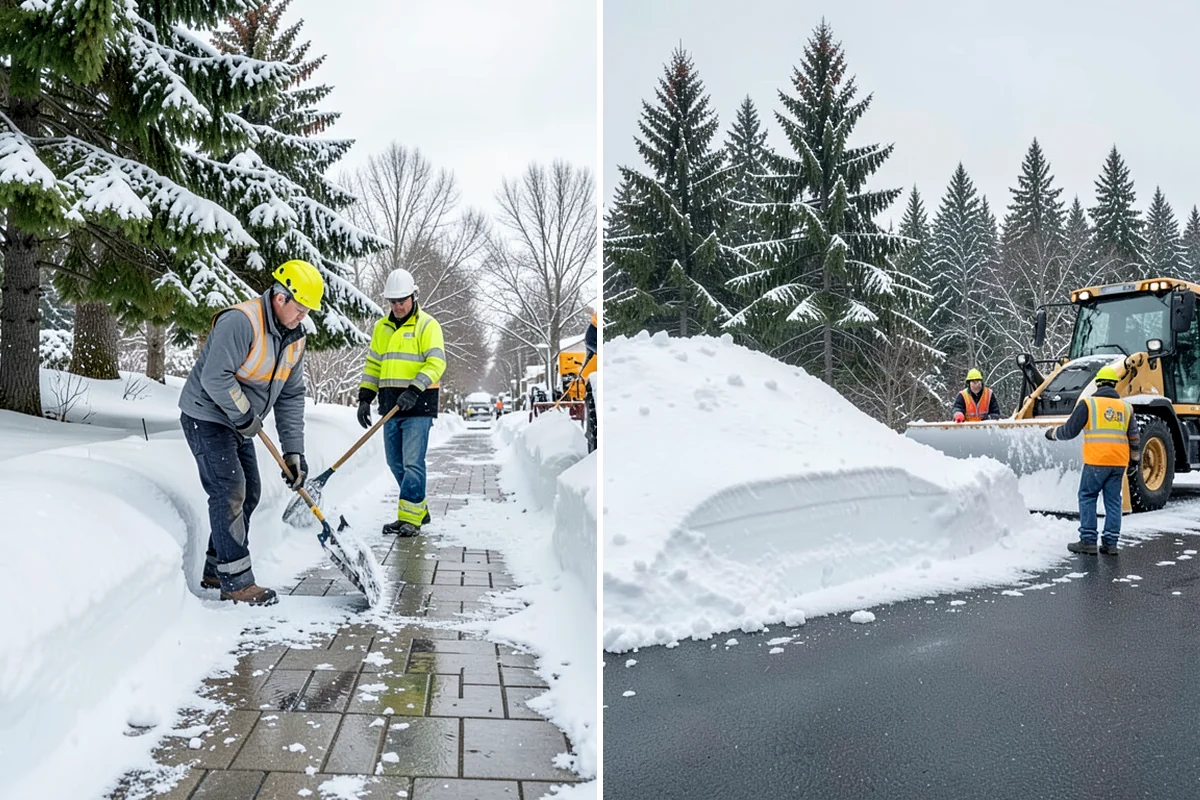 Office Building Parking Lot Snow Removal in Lakewood, Pierce County, WA - Establish start-of-business timing and priority entrances with building management