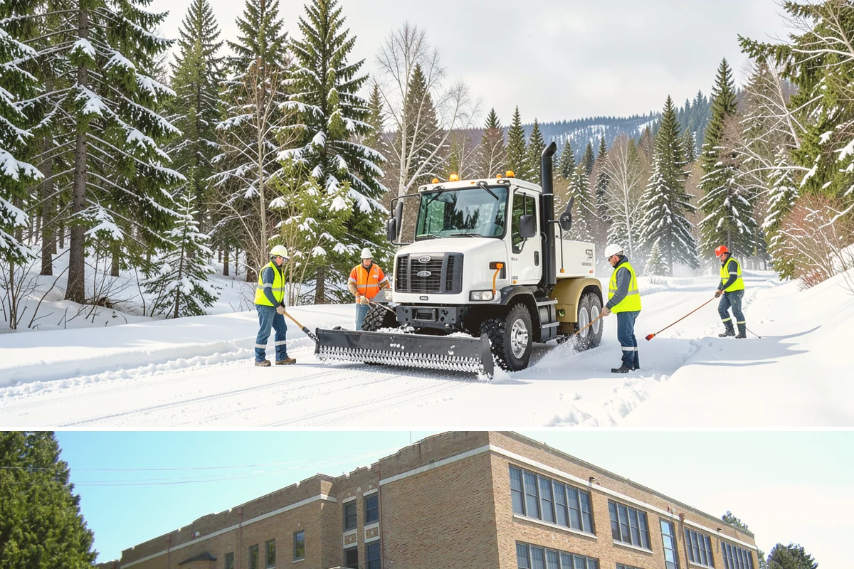 Office Building Parking Lot Snow Removal in Maple Valley, King County, WA - Office lots across Western Washington need the most attention from December through February, when clear overnight skies drive...