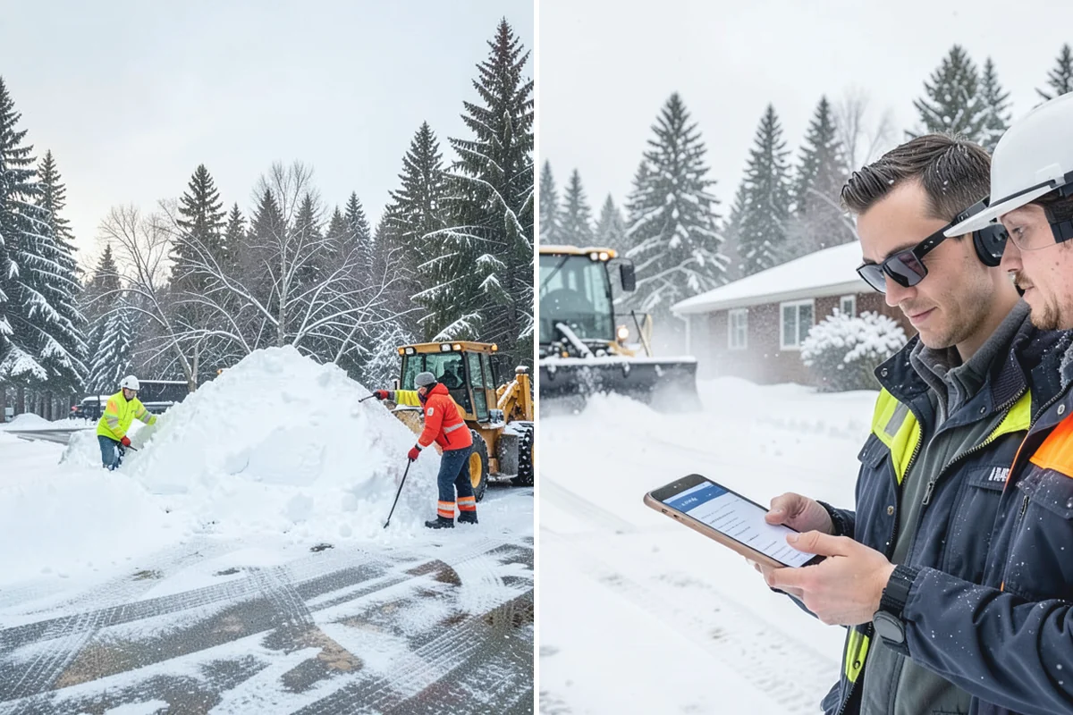 Office Building Parking Lot Snow Removal in Medina, King County, WA - Establish start-of-business timing and priority entrances with building management