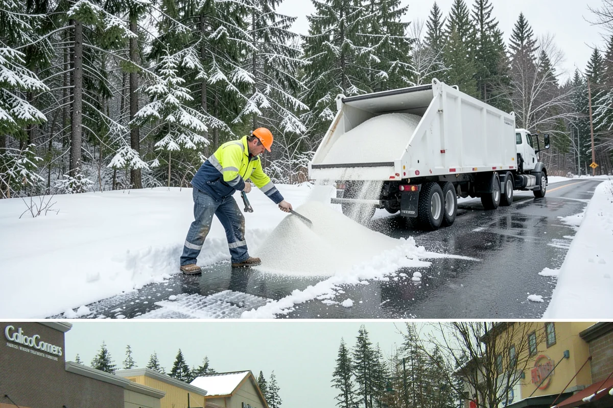Office Building Parking Lot Snow Removal in Mill Creek, Snohomish County, WA - Office lots across Western Washington need the most attention from December through February, when clear overnight skies drive...
