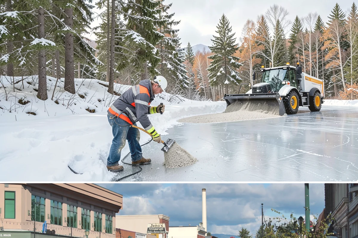 Office Building Parking Lot Snow Removal in Monroe, Snohomish County, WA - Office lots across Western Washington need the most attention from December through February, when clear overnight skies drive...