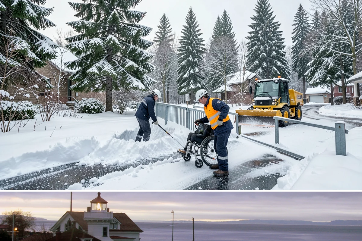 Office Building Parking Lot Snow Removal in Mukilteo, Snohomish County, WA - Office lots across Western Washington need the most attention from December through February, when clear overnight skies drive...