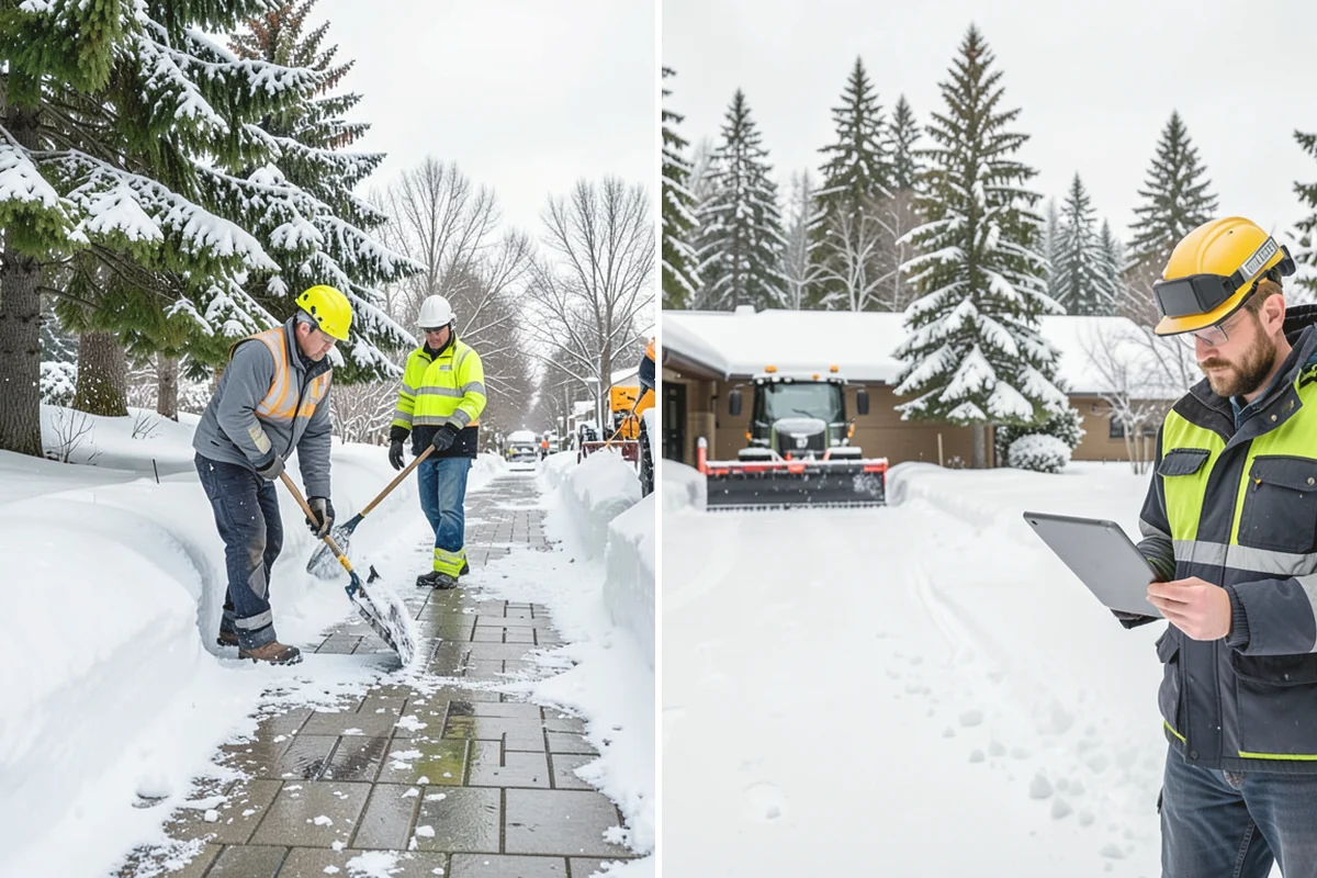 Office Building Parking Lot Snow Removal in North Bend, King County, WA - Establish start-of-business timing and priority entrances with building management