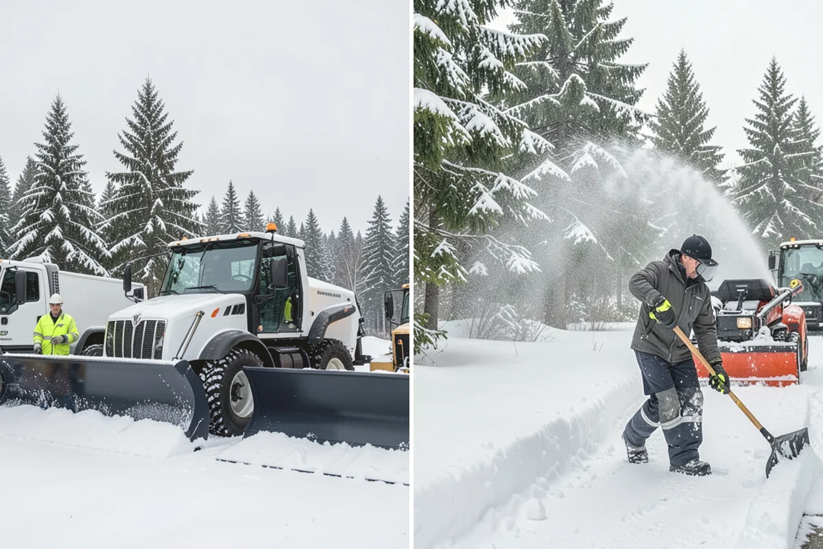 Office Building Parking Lot Snow Removal in Ruston, Pierce County, WA - Establish start-of-business timing and priority entrances with building management