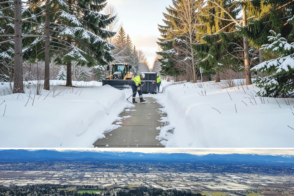 Office Building Parking Lot Snow Removal in SeaTac, King County, WA - Office lots across Western Washington need the most attention from December through February, when clear overnight skies drive...