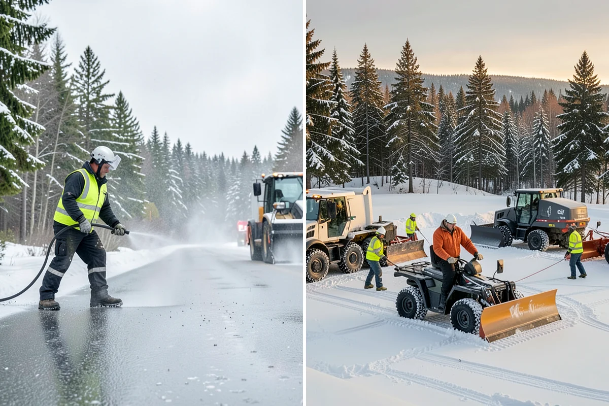 Office Building Parking Lot Snow Removal in Seattle, King County, WA - Establish start-of-business timing and priority entrances with building management