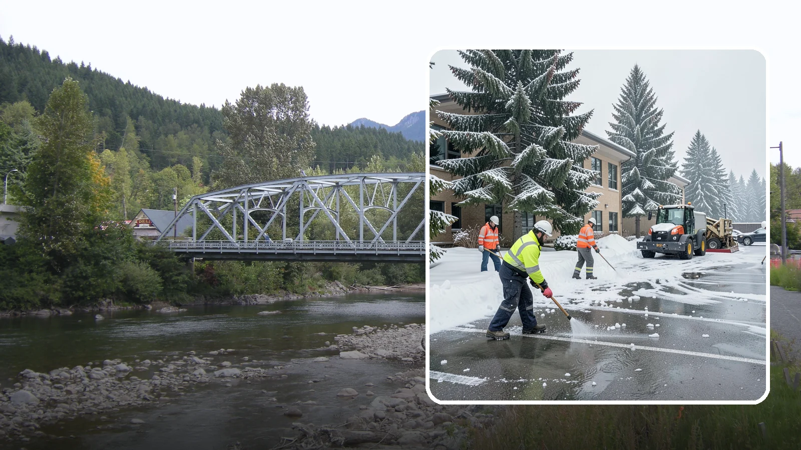 Office Building Parking Lot Snow Removal in Skykomish, King County, WA - We clear office building lots before employees and clients arrive for the Western Washington workday.