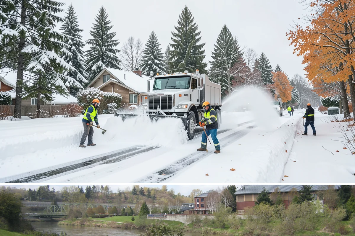Office Building Parking Lot Snow Removal in Tukwila, King County, WA - Office lots across Western Washington need the most attention from December through February, when clear overnight skies drive...