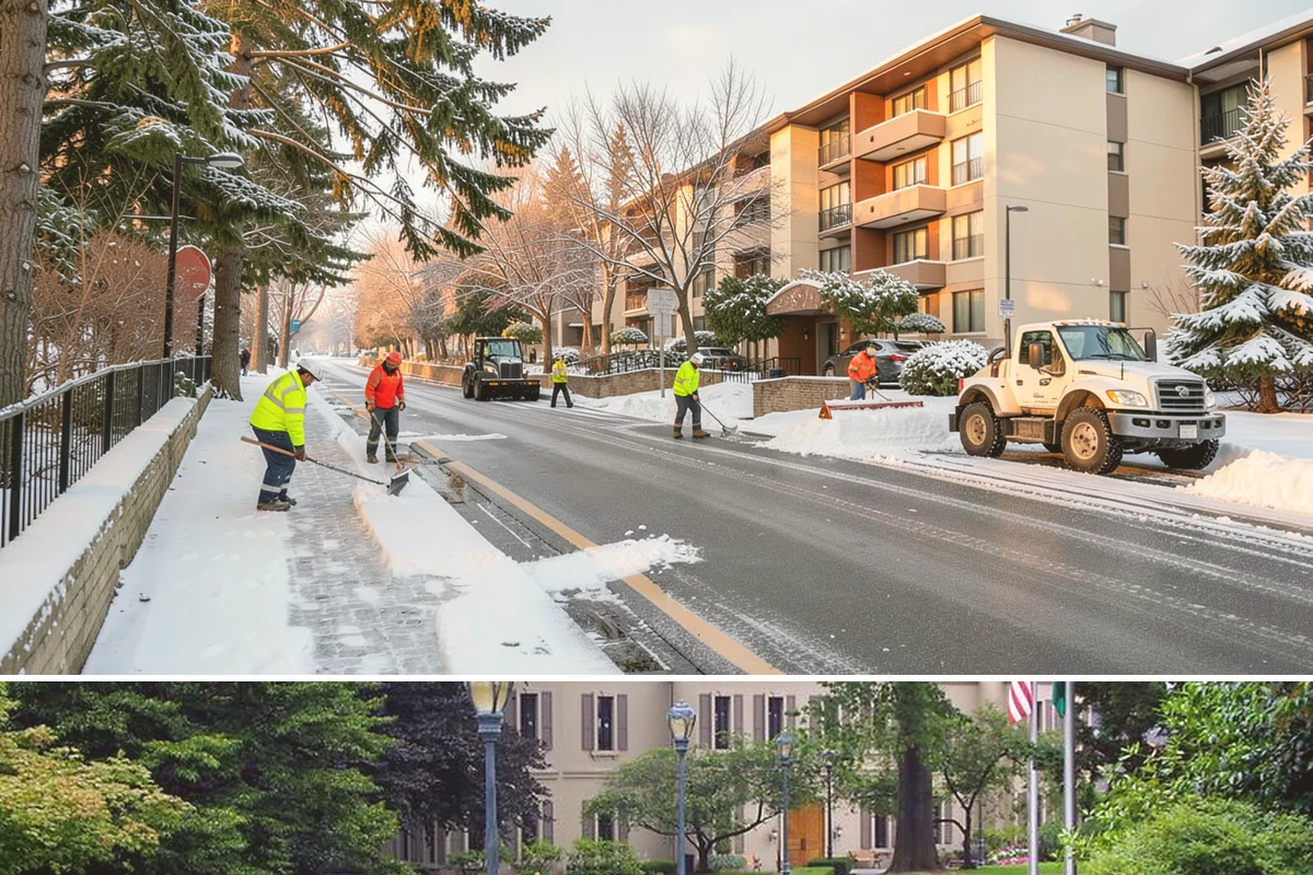 Office Building Parking Lot Snow Removal in Woodinville, King County, WA - Office lots across Western Washington need the most attention from December through February, when clear overnight skies drive...