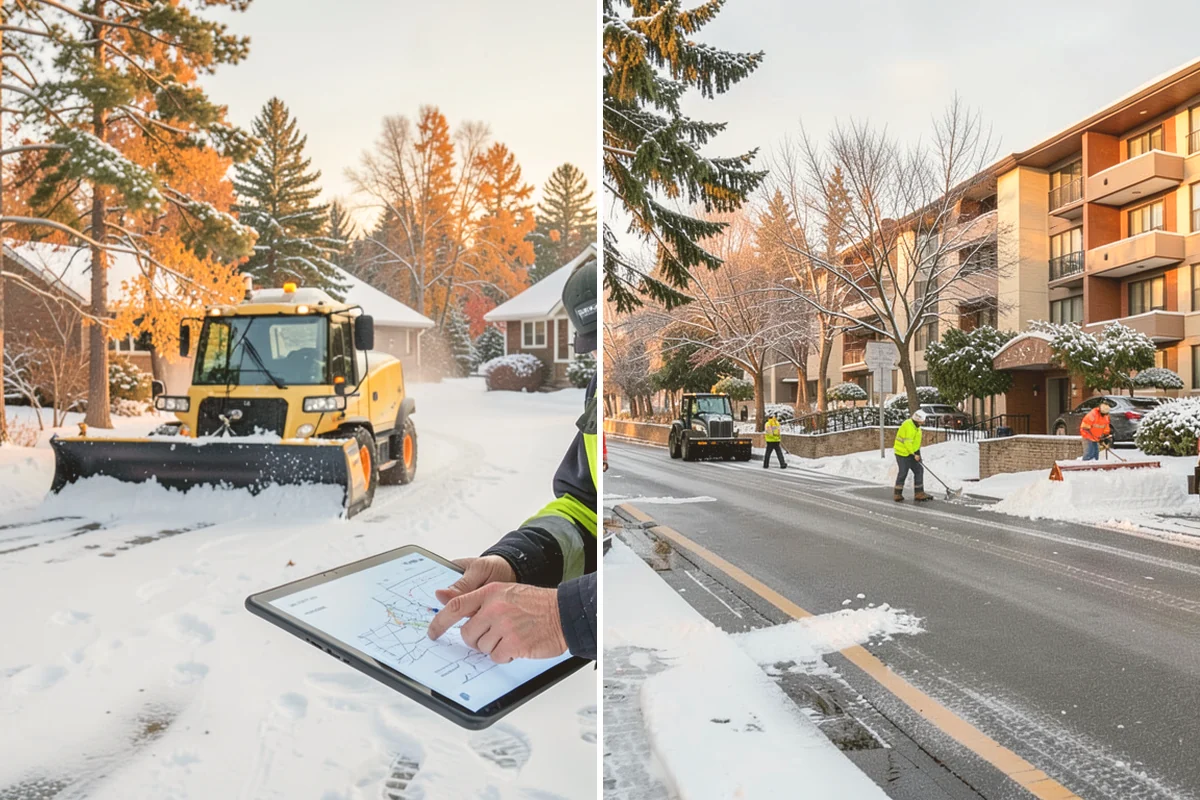 Office Building Sidewalk Clearing in Algona, King County, WA - Confirm building open time and target completion ahead of it