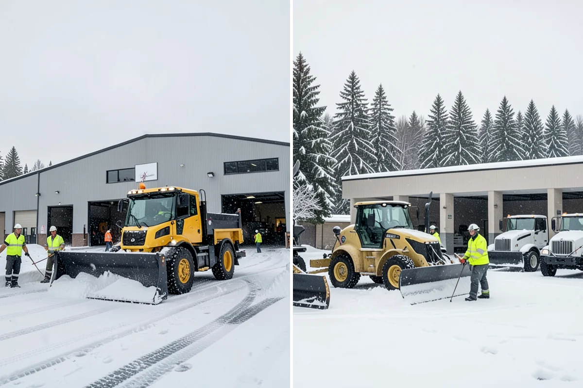Office Building Sidewalk Clearing in Arlington, Snohomish County, WA - Confirm building open time and target completion ahead of it
