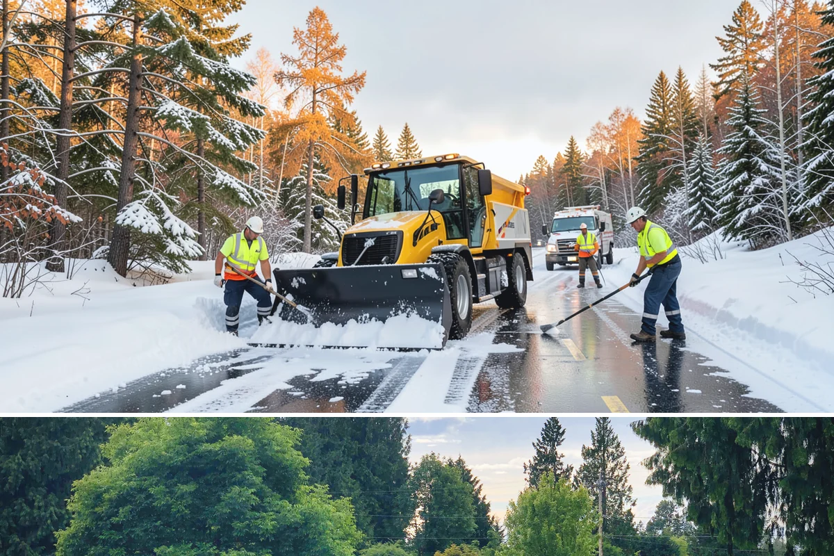 Office Building Sidewalk Clearing in Bonney Lake, Pierce County, WA - Office demand peaks from December through February, with the most critical events being pre-dawn freezing fog and drizzle that...