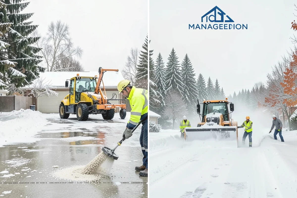 Office Building Sidewalk Clearing in Carnation, King County, WA - Confirm building open time and target completion ahead of it