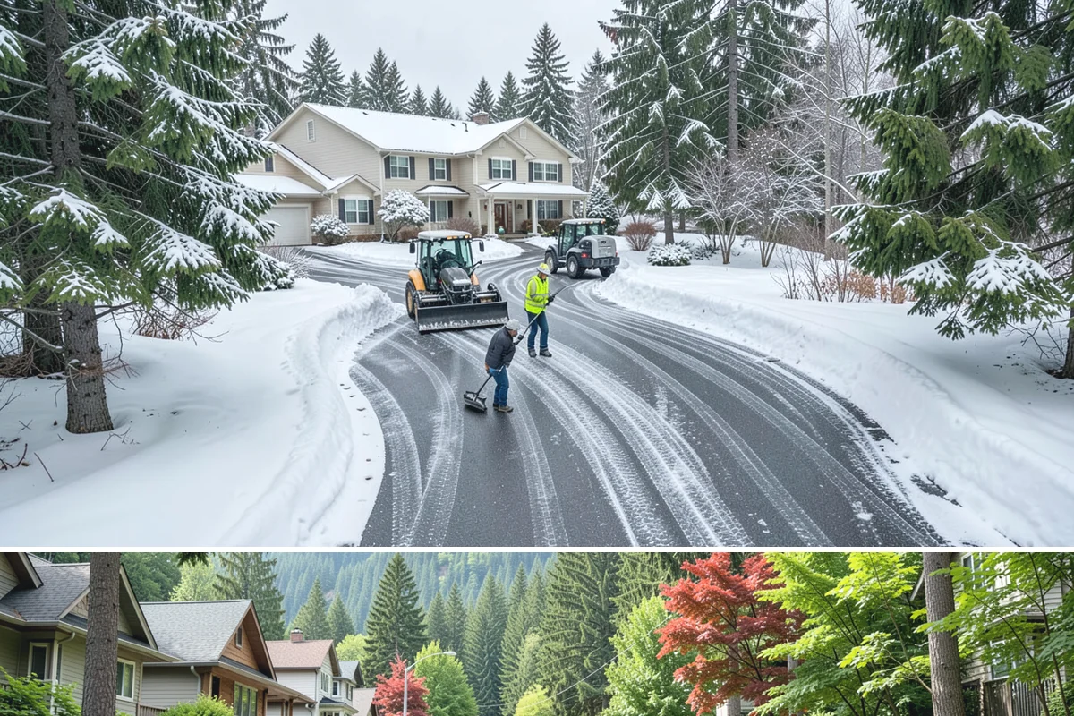 Office Building Sidewalk Clearing in Darrington, Snohomish County, WA - Office demand peaks from December through February, with the most critical events being pre-dawn freezing fog and drizzle that...