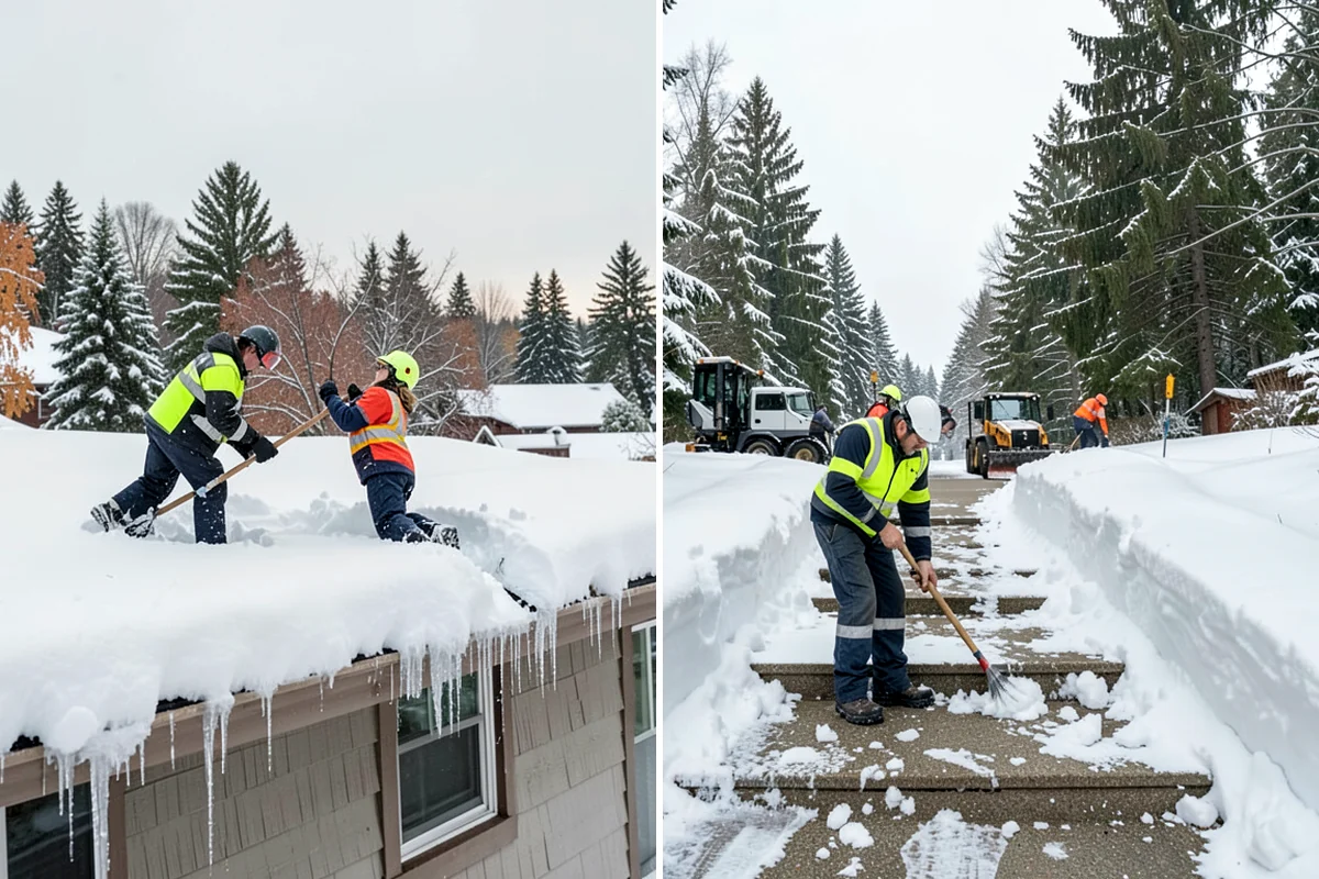 Office Building Sidewalk Clearing in DuPont, Pierce County, WA - Confirm building open time and target completion ahead of it