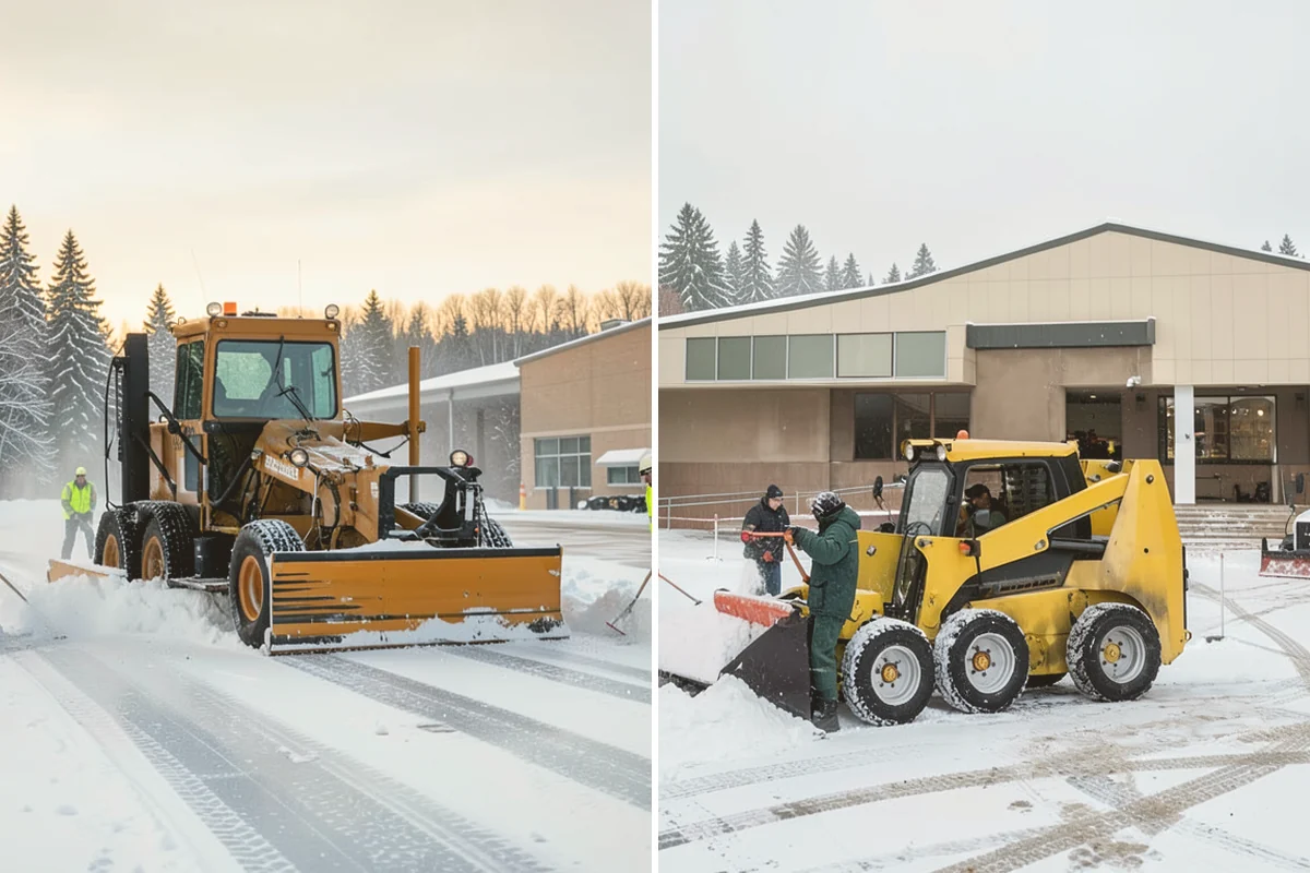 Office Building Sidewalk Clearing in Edmonds, Snohomish County, WA - Confirm building open time and target completion ahead of it