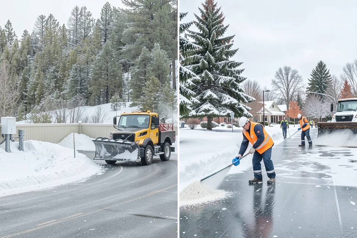Office Building Sidewalk Clearing in Gold Bar, Snohomish County, WA - Confirm building open time and target completion ahead of it