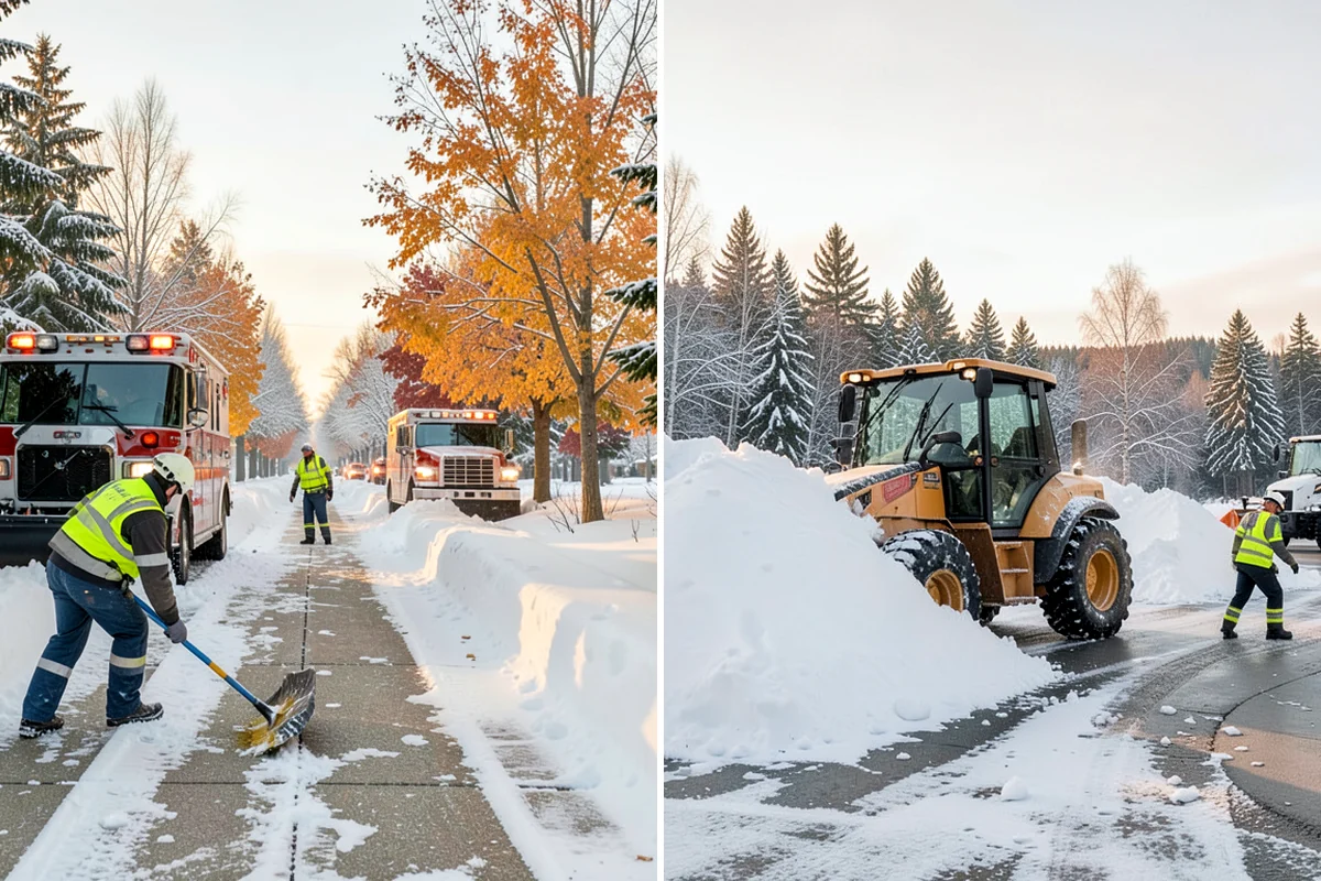 Office Building Sidewalk Clearing in Hunts Point, King County, WA - Confirm building open time and target completion ahead of it