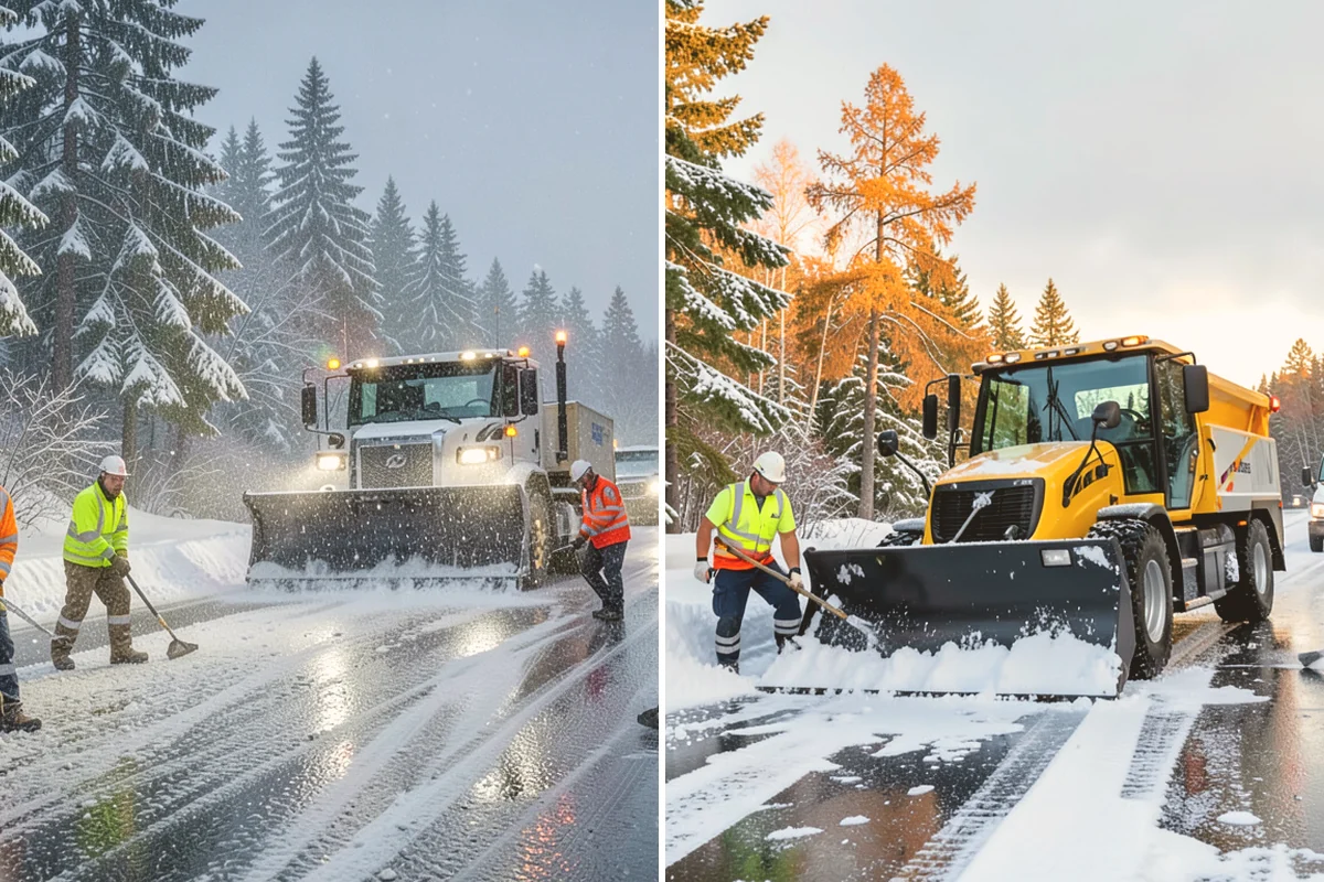 Office Building Sidewalk Clearing in Langley, Island County, WA - Confirm building open time and target completion ahead of it