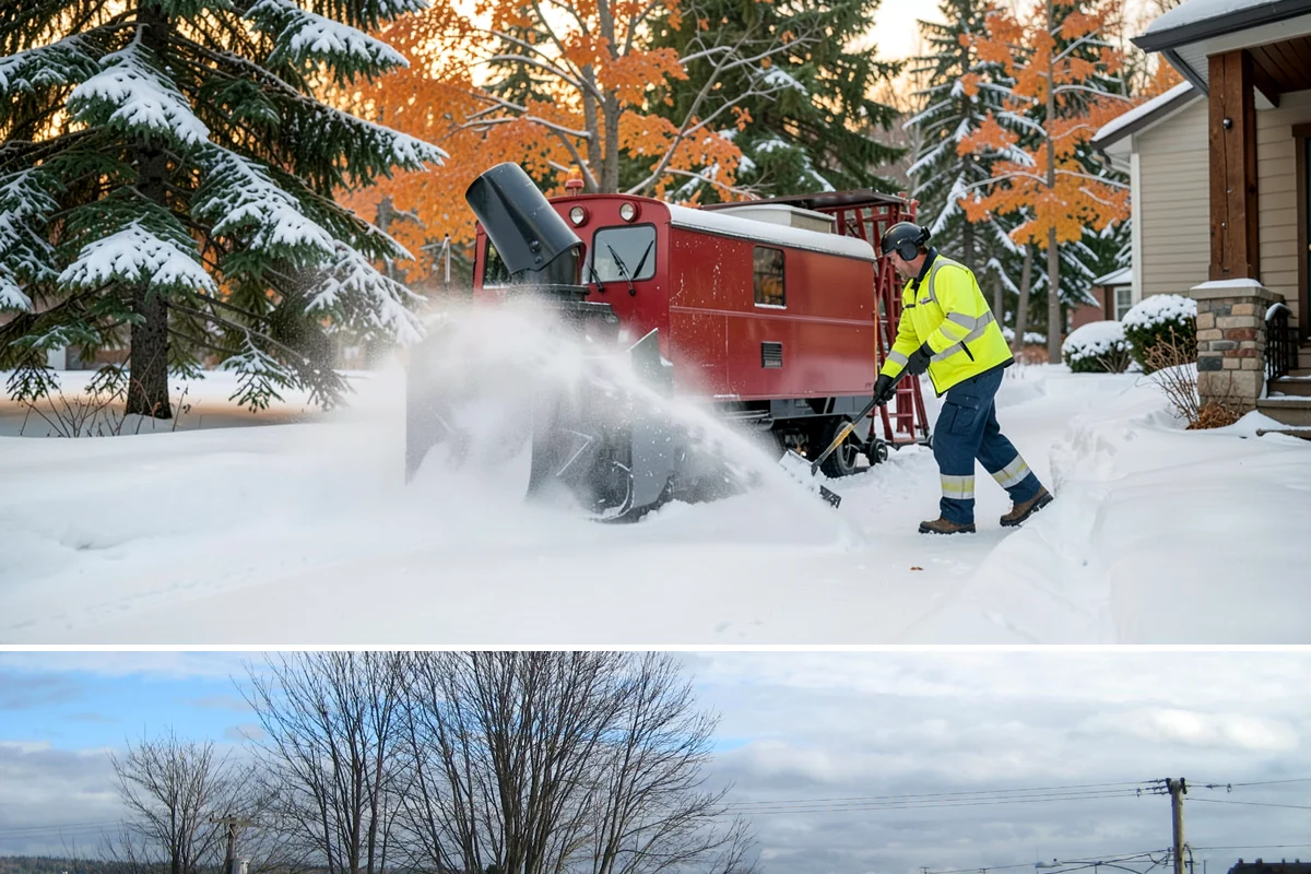 Office Building Sidewalk Clearing in Langley, Island County, WA - Office demand peaks from December through February, with the most critical events being pre-dawn freezing fog and drizzle that...