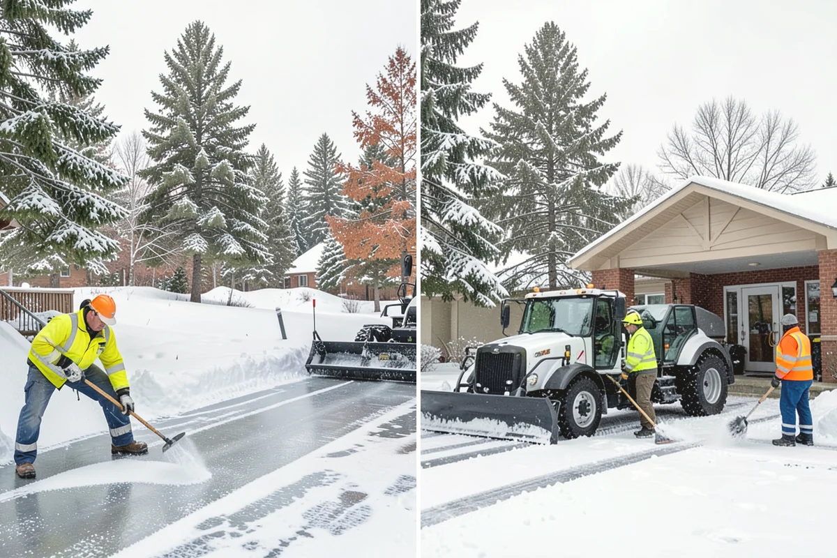 Office Building Sidewalk Clearing in Mountlake Terrace, Snohomish County, WA - Confirm building open time and target completion ahead of it