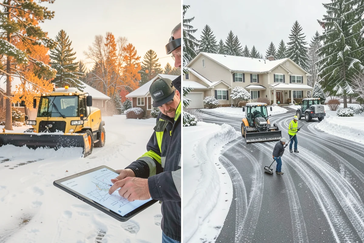 Office Building Sidewalk Clearing in Orting, Pierce County, WA - Confirm building open time and target completion ahead of it