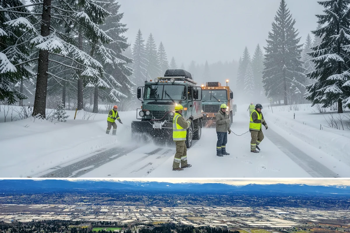 Office Building Sidewalk Clearing in SeaTac, King County, WA - Office demand peaks from December through February, with the most critical events being pre-dawn freezing fog and drizzle that...