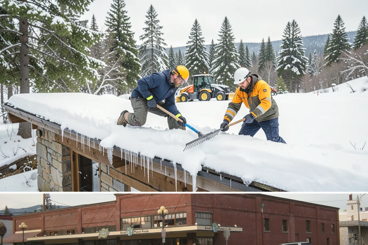 Office Building Sidewalk Clearing in Sedro-Woolley, Skagit County, WA - Office demand peaks from December through February, with the most critical events being pre-dawn freezing fog and drizzle that...