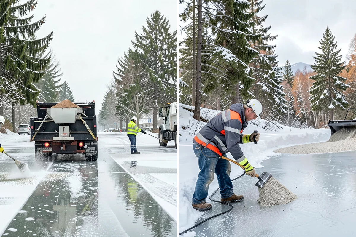 Office Building Sidewalk Clearing in Shoreline, King County, WA - Confirm building open time and target completion ahead of it