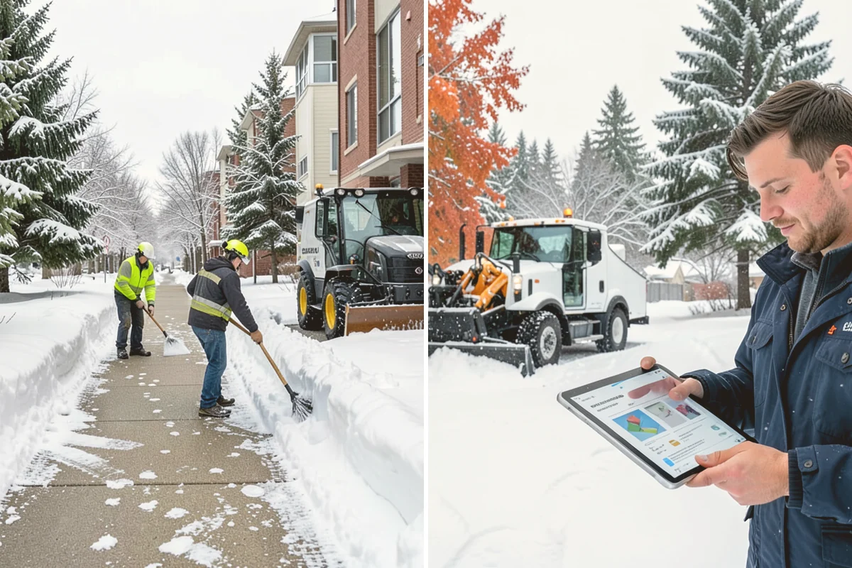 Office Building Sidewalk Clearing in Snohomish, Snohomish County, WA - Confirm building open time and target completion ahead of it