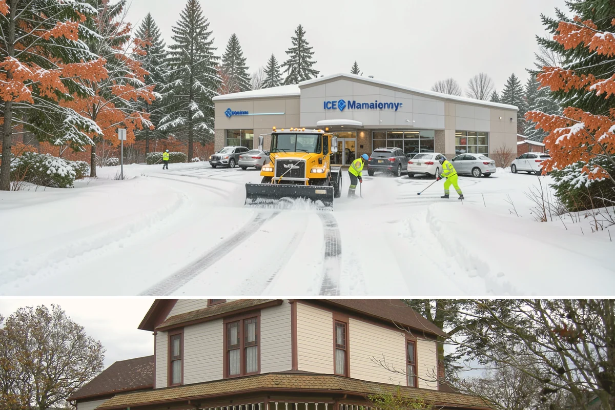 Office Building Sidewalk Clearing in Sumner, Pierce County, WA - Office demand peaks from December through February, with the most critical events being pre-dawn freezing fog and drizzle that...