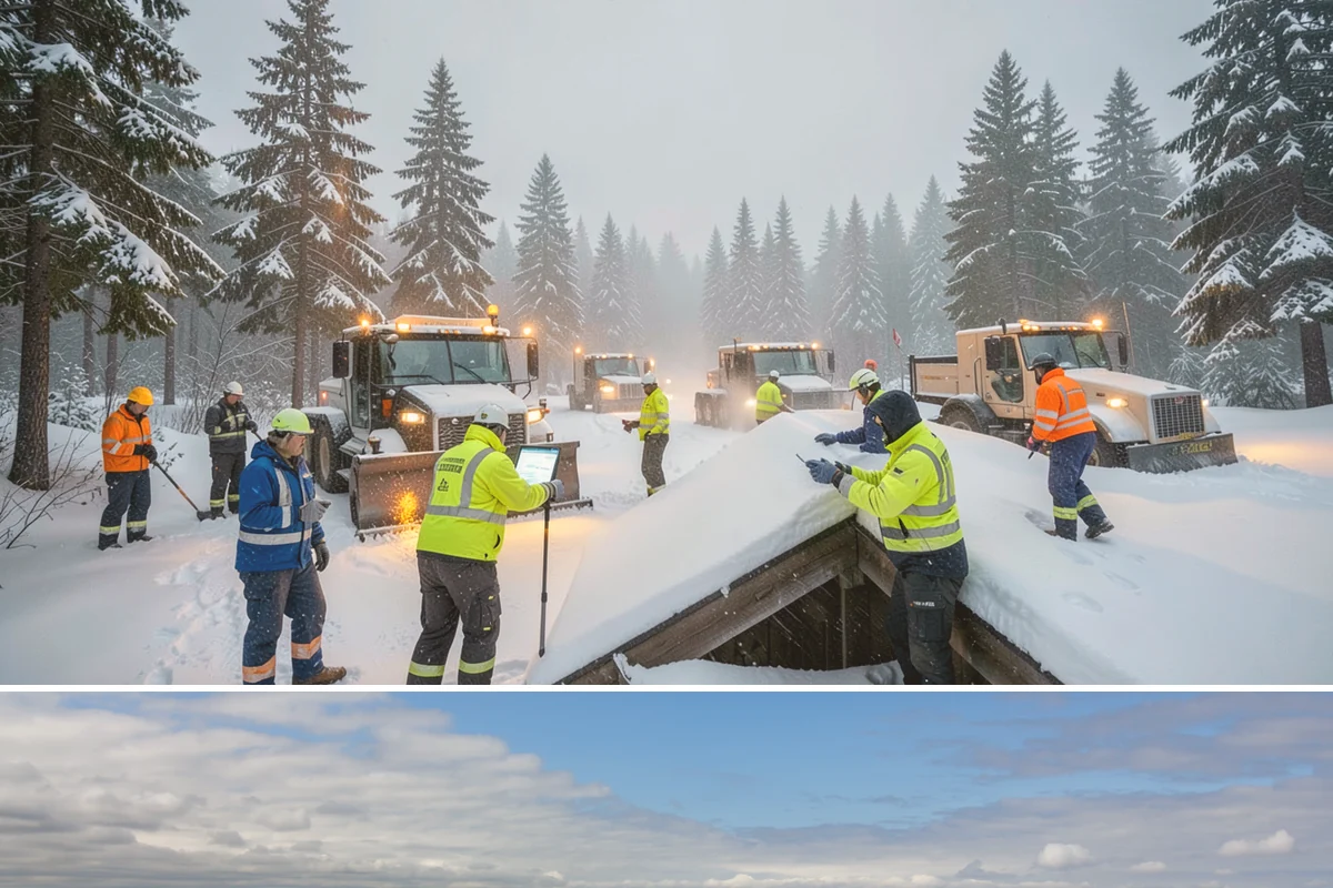Office Building Sidewalk Clearing in University Place, Pierce County, WA - Office demand peaks from December through February, with the most critical events being pre-dawn freezing fog and drizzle that...