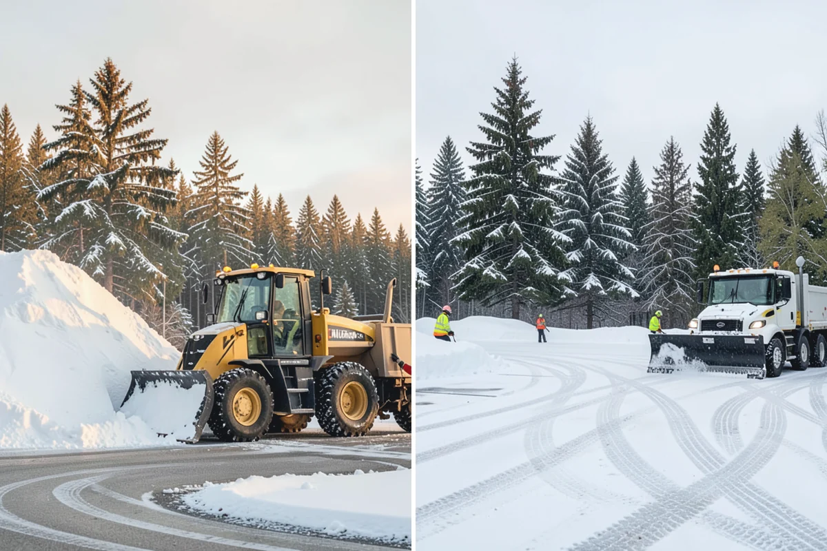 Office Building Snow Plowing in Beaux Arts Village, King County, WA - Confirm building hours and set an overnight completion deadline
