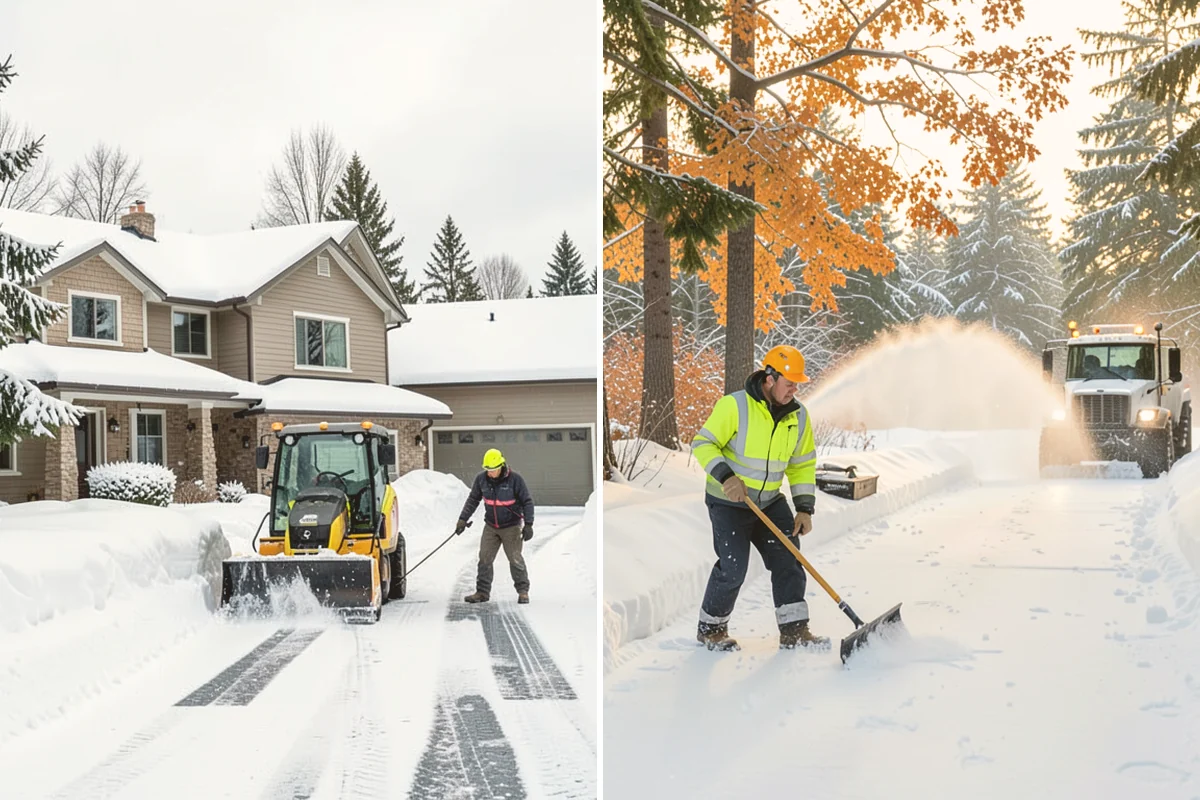 Office Building Snow Plowing in Bellevue, King County, WA - Confirm building hours and set an overnight completion deadline
