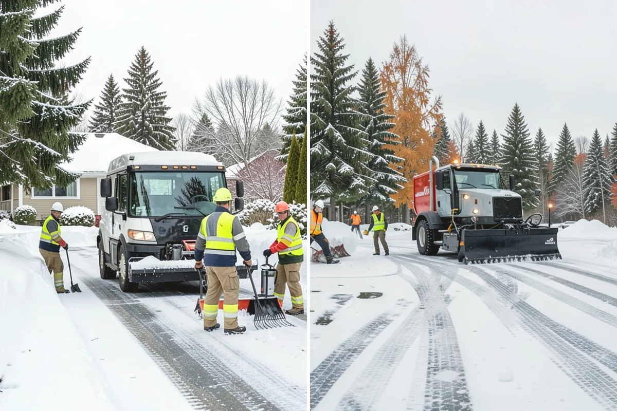 Office Building Snow Plowing in Black Diamond, King County, WA - Confirm building hours and set an overnight completion deadline