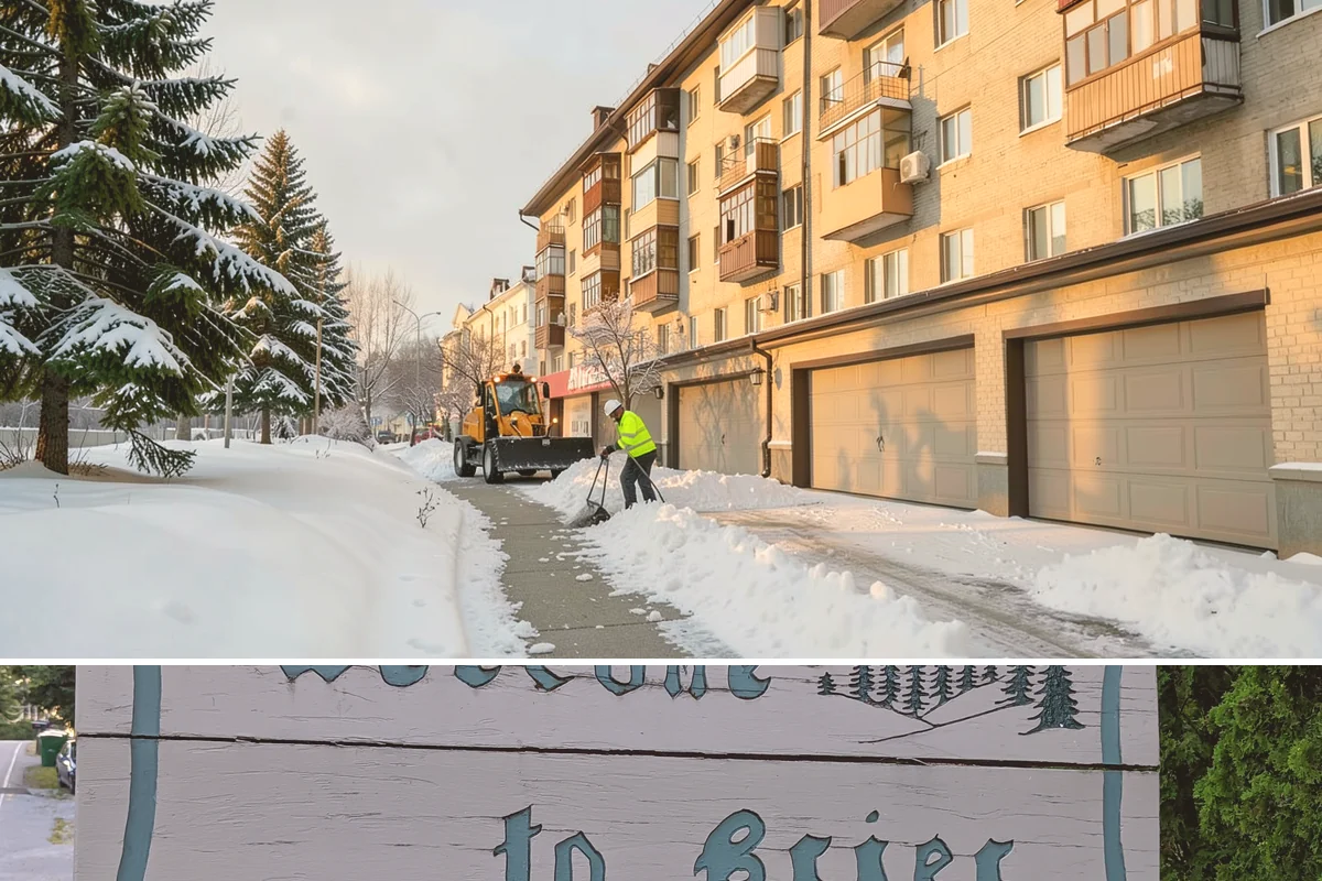 Office Building Snow Plowing in Brier, Snohomish County, WA - Arrange service before the winter season begins so your building never opens to an un-plowed lot.