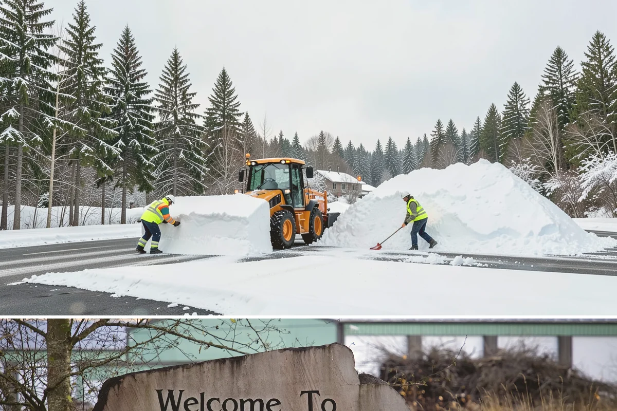 Office Building Snow Plowing in Buckley, Pierce County, WA - Arrange service before the winter season begins so your building never opens to an un-plowed lot.