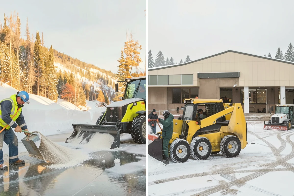 Office Building Snow Plowing in Eatonville, Pierce County, WA - Confirm building hours and set an overnight completion deadline