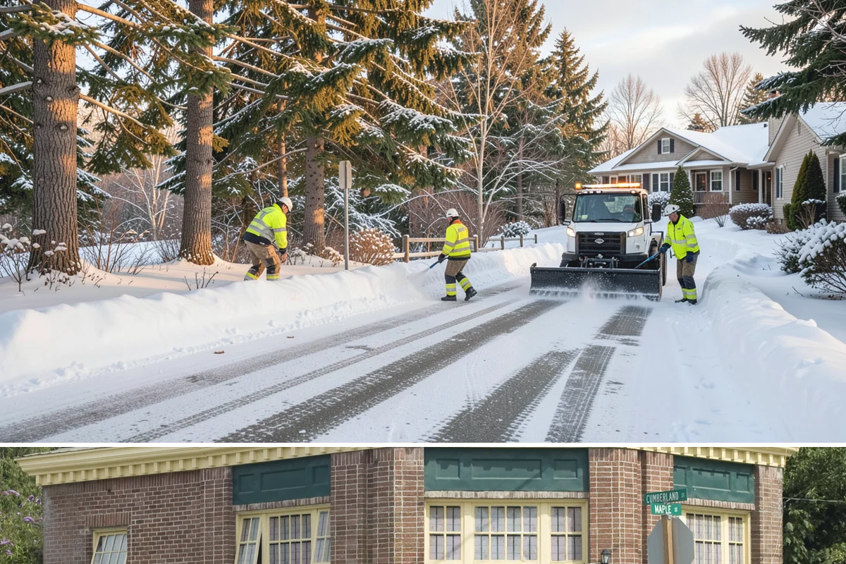 Office Building Snow Plowing in Hamilton, Skagit County, WA - Arrange service before the winter season begins so your building never opens to an un-plowed lot.