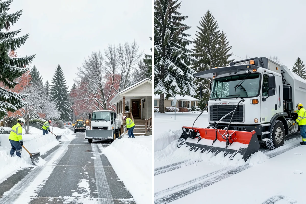 Office Building Snow Plowing in Kenmore, King County, WA - Confirm building hours and set an overnight completion deadline