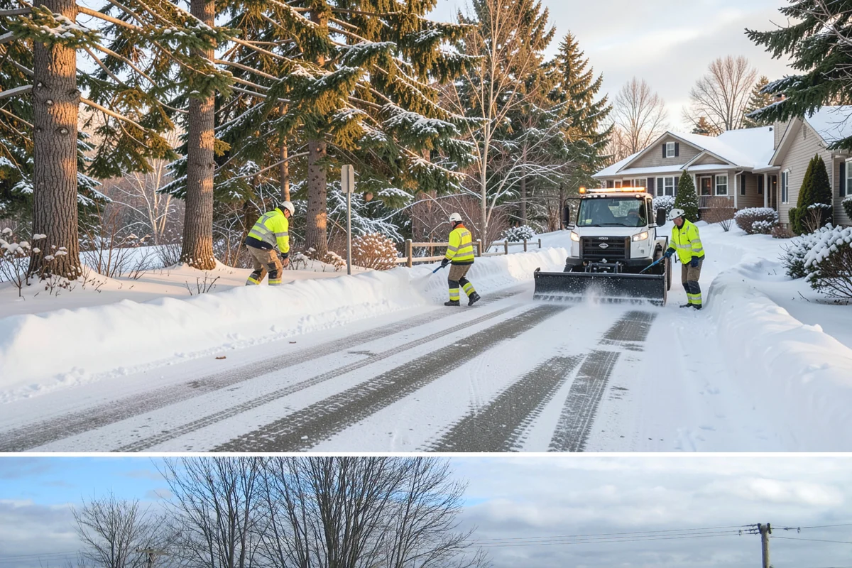 Office Building Snow Plowing in Langley, Island County, WA - Arrange service before the winter season begins so your building never opens to an un-plowed lot.