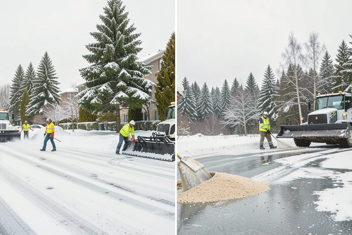 Office Building Snow Plowing in Lynnwood, Snohomish County, WA - Confirm building hours and set an overnight completion deadline