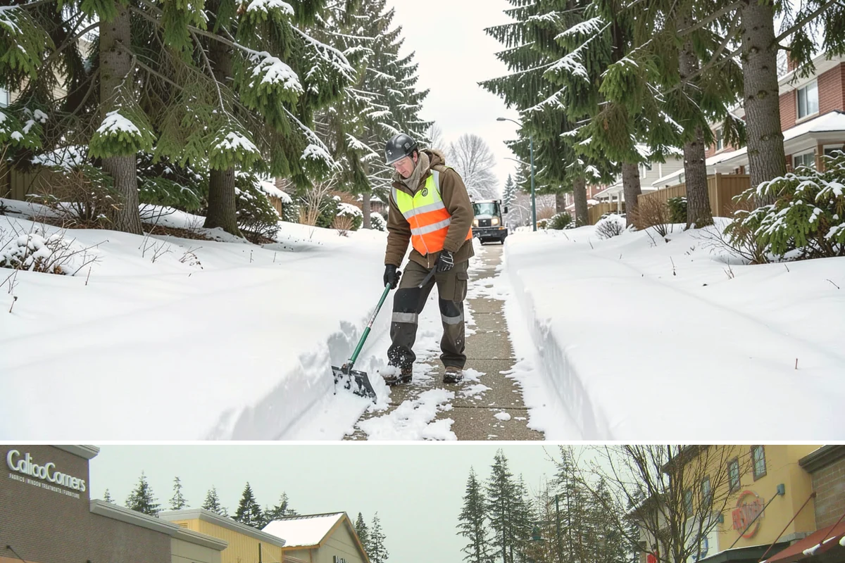Office Building Snow Plowing in Mill Creek, Snohomish County, WA - Arrange service before the winter season begins so your building never opens to an un-plowed lot.