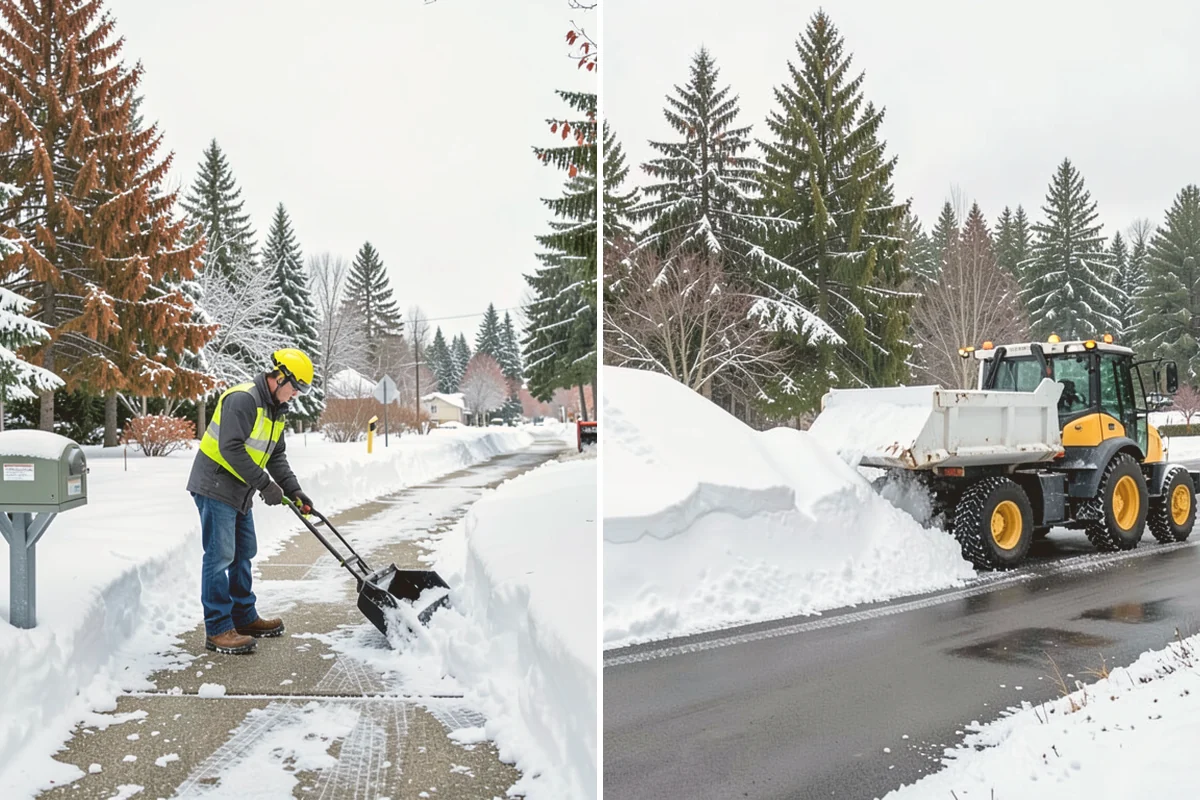 Office Building Snow Plowing in Newcastle, King County, WA - Confirm building hours and set an overnight completion deadline