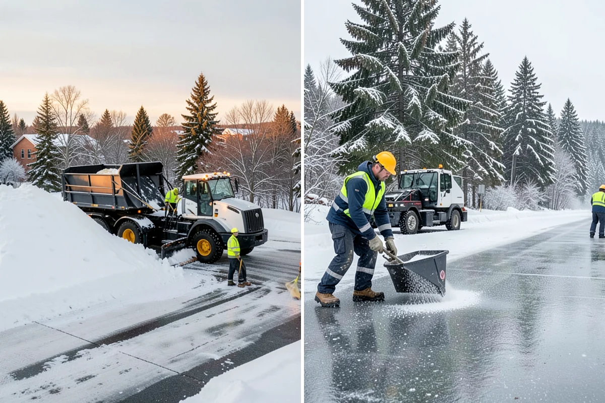 Office Building Snow Plowing in Normandy Park, King County, WA - Confirm building hours and set an overnight completion deadline