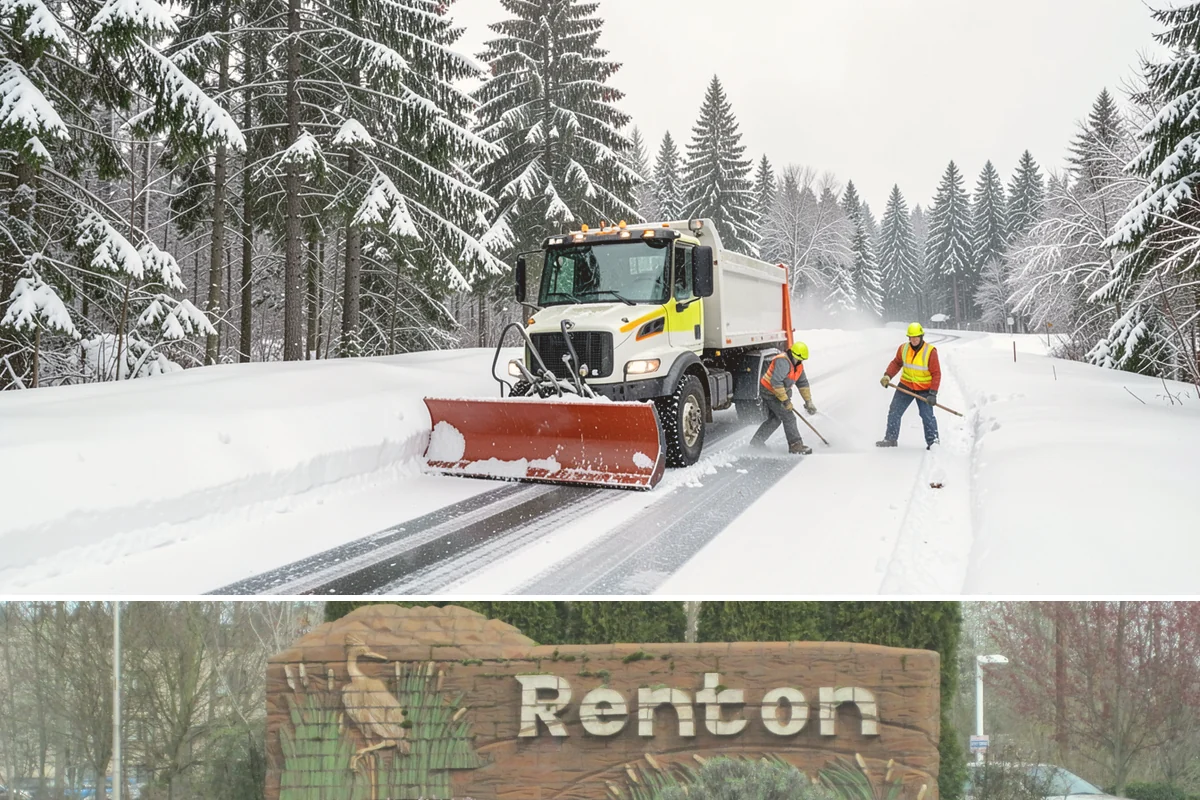 Office Building Snow Plowing in Renton, King County, WA - Arrange service before the winter season begins so your building never opens to an un-plowed lot.