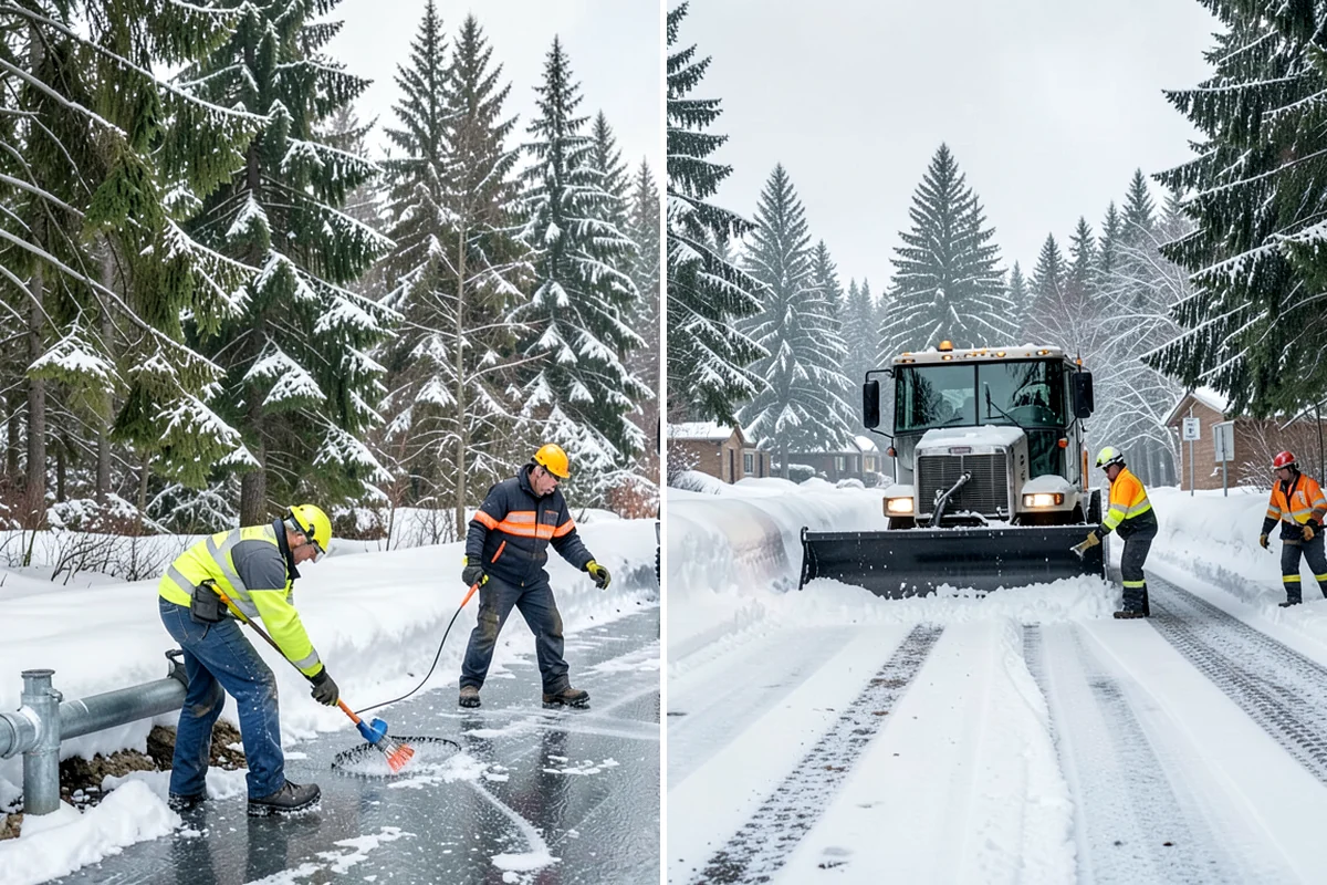 Office Building Snow Plowing in Seattle, King County, WA - Confirm building hours and set an overnight completion deadline